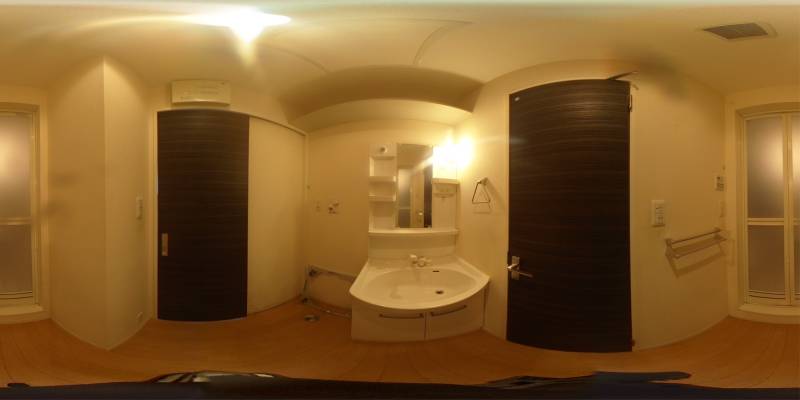 パノラマ画像洗面所