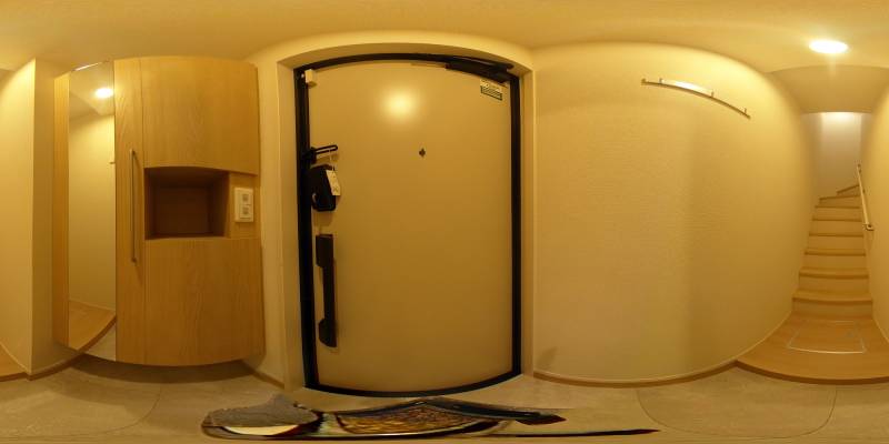 パノラマ画像玄関