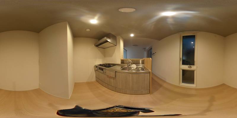 パノラマ画像キッチン