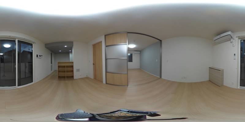 パノラマ画像リビング