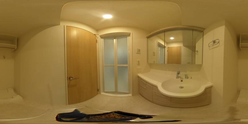パノラマ画像洗面所