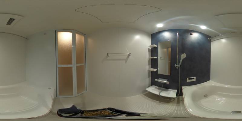 パノラマ画像バスルーム