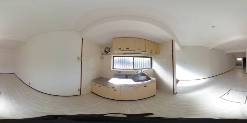 パノラマ画像キッチン