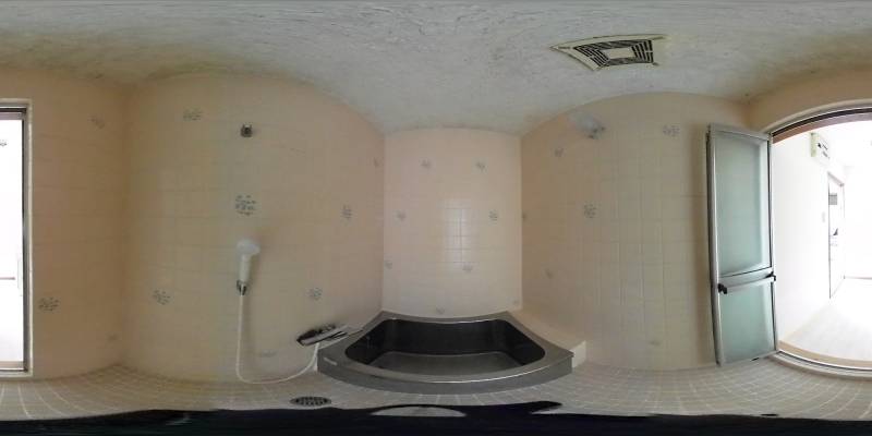 パノラマ画像バスルーム