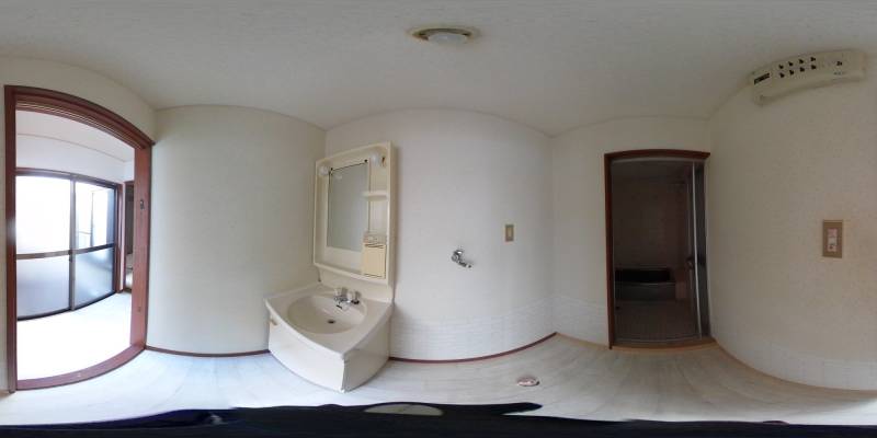 パノラマ画像洗面所