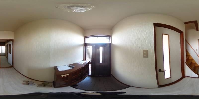 パノラマ画像玄関