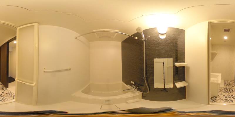 パノラマ画像バスルーム
