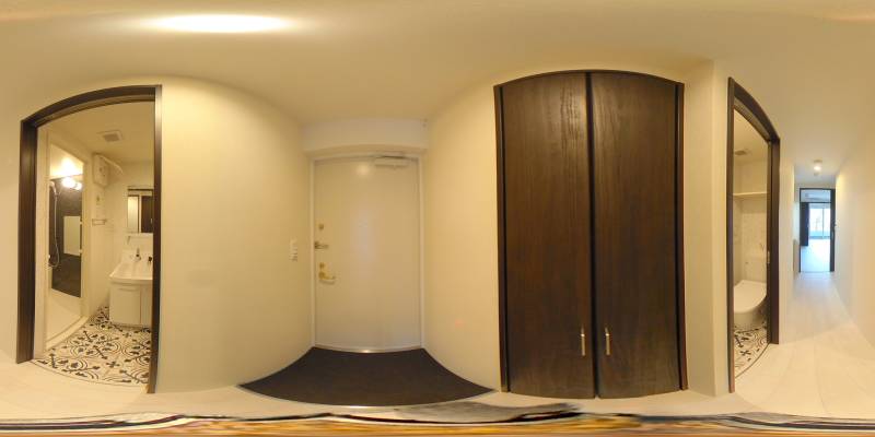 パノラマ画像玄関