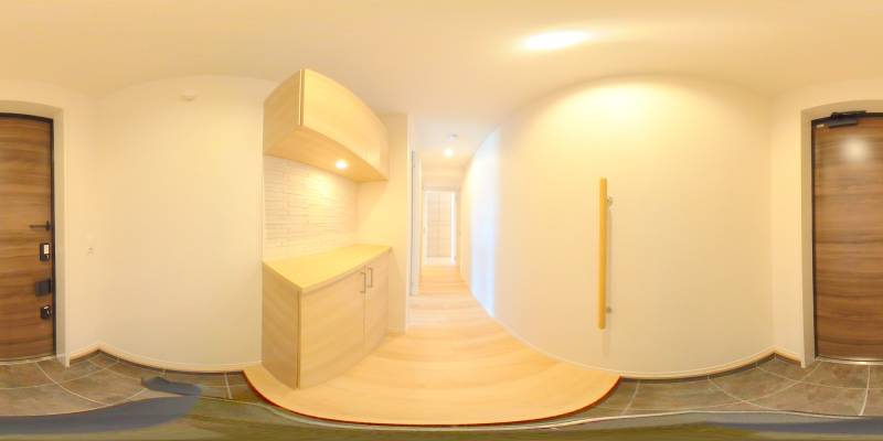 パノラマ画像玄関