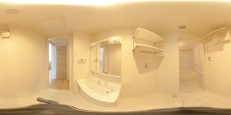 パノラマ画像洗面所