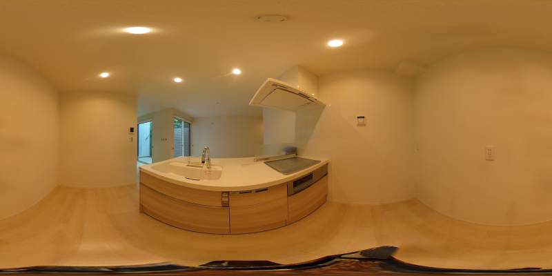 パノラマ画像キッチン