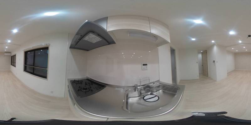 パノラマ画像キッチン