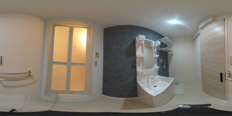 パノラマ画像洗面所