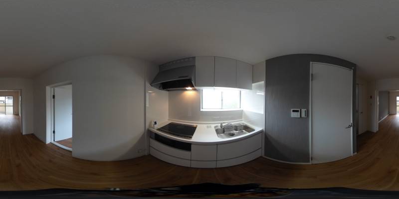 パノラマ画像キッチン