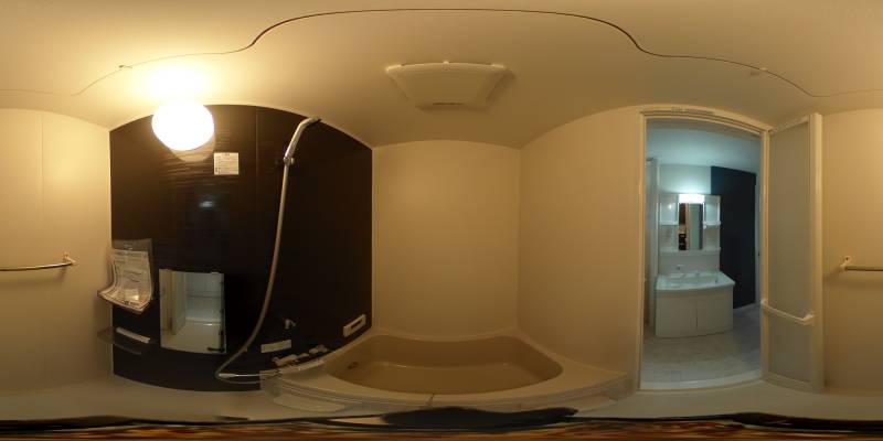 パノラマ画像バスルーム