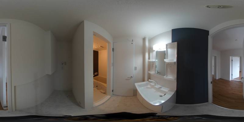 パノラマ画像洗面所