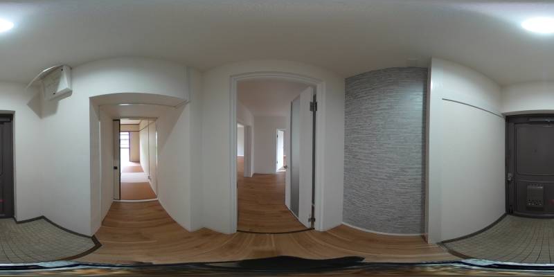 パノラマ画像玄関