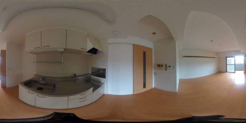 パノラマ画像キッチン