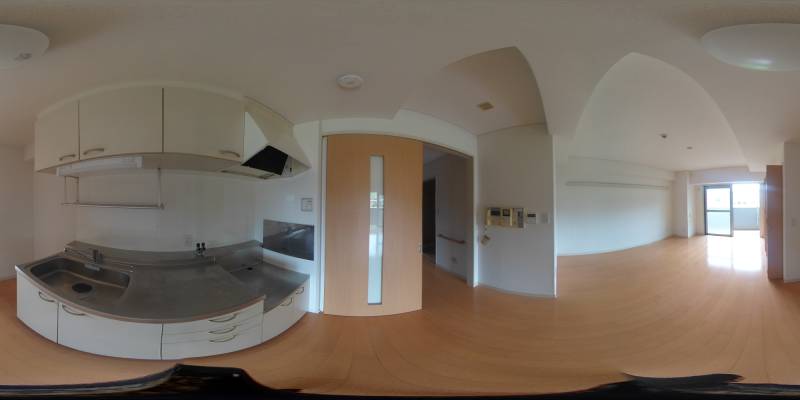 パノラマ画像キッチン