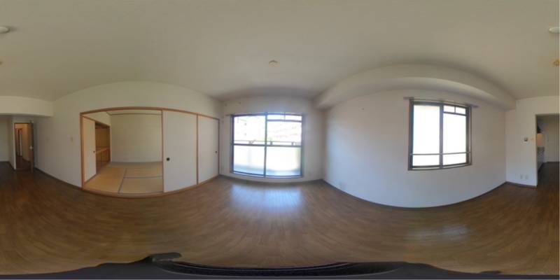 パノラマ画像リビング