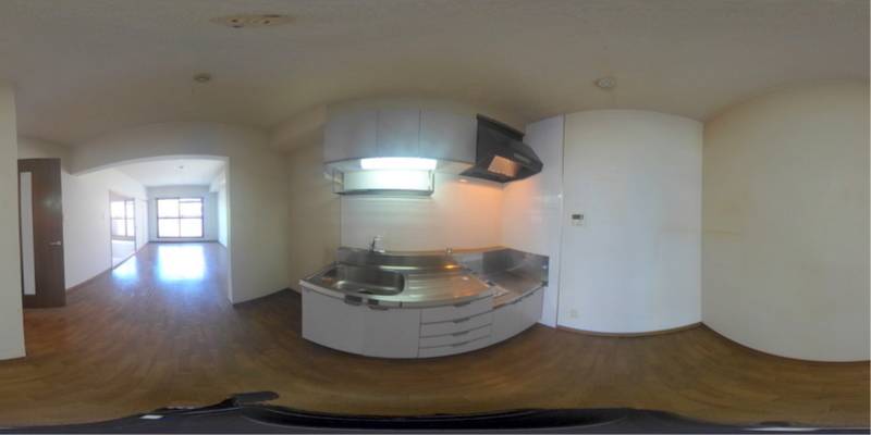 パノラマ画像キッチン