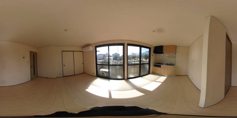 パノラマ画像リビング