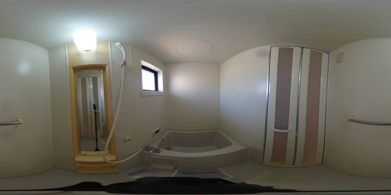 パノラマ画像バスルーム