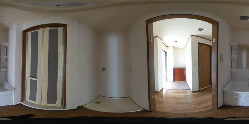 パノラマ画像洗面所