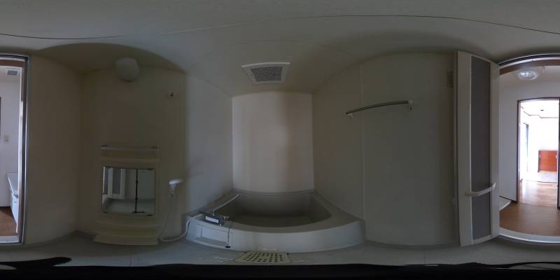 パノラマ画像バスルーム