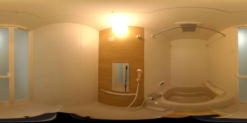 パノラマ画像バスルーム