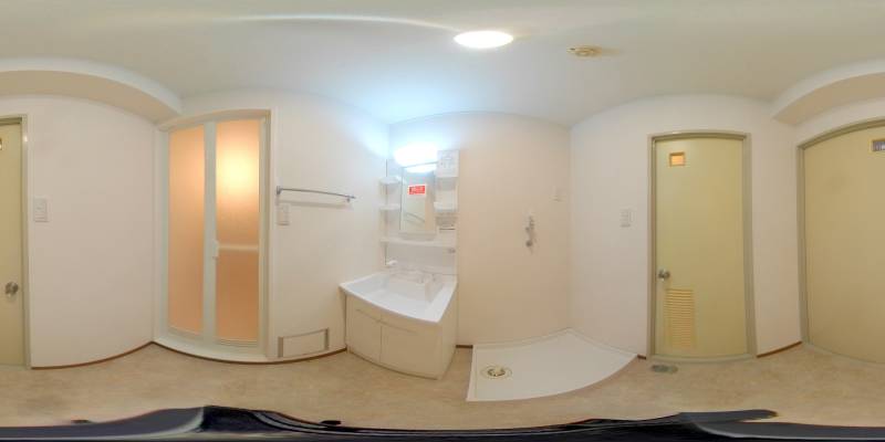 パノラマ画像洗面所