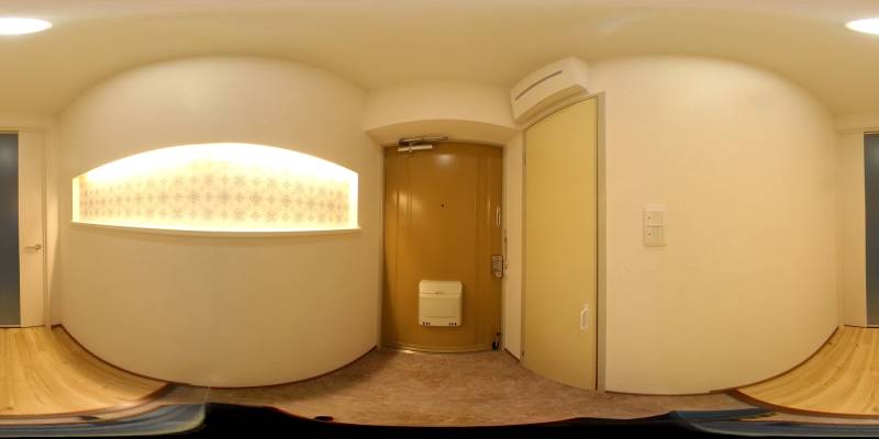 パノラマ画像玄関