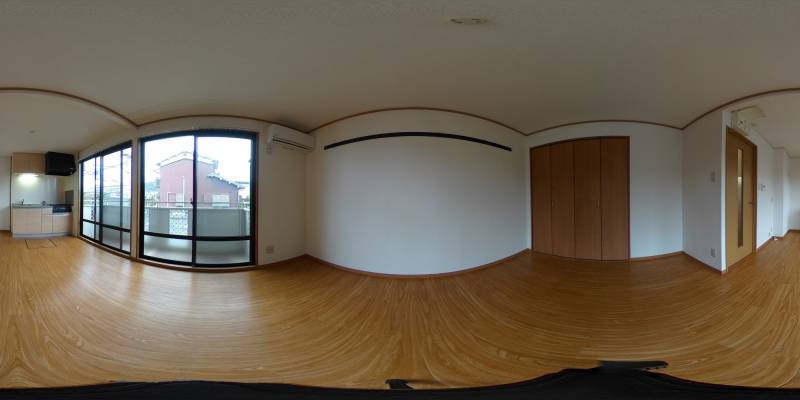 パノラマ画像リビング