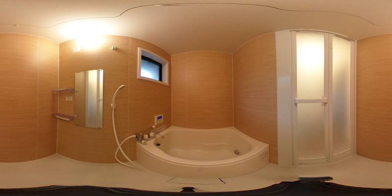 パノラマ画像バスルーム