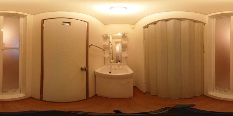 パノラマ画像洗面所