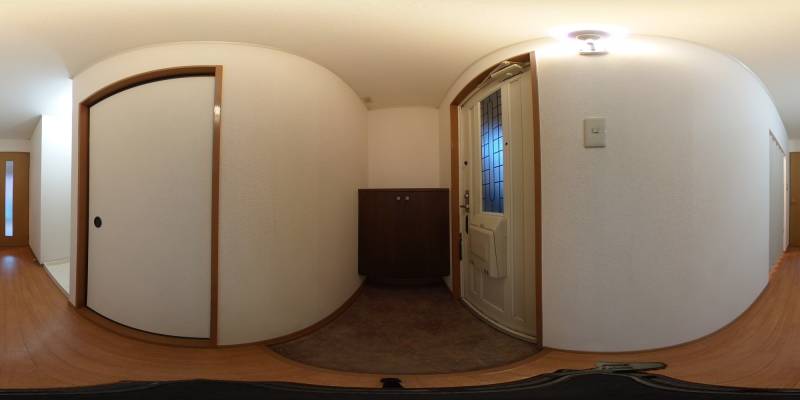 パノラマ画像玄関