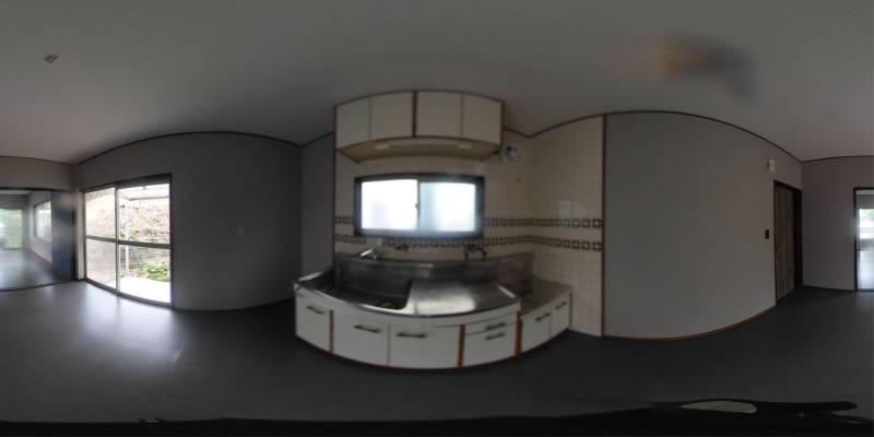 パノラマ画像キッチン