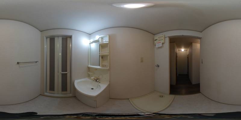 パノラマ画像洗面所