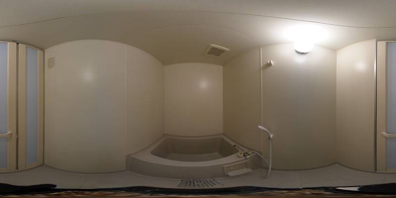 パノラマ画像バスルーム