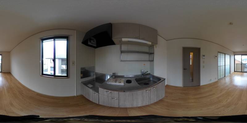 パノラマ画像キッチン