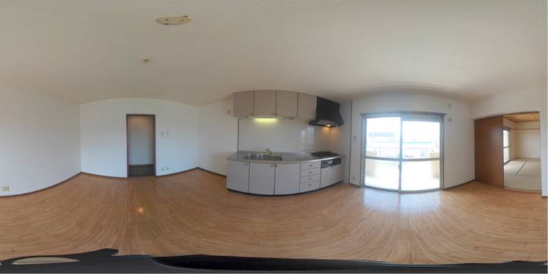 パノラマ画像キッチン