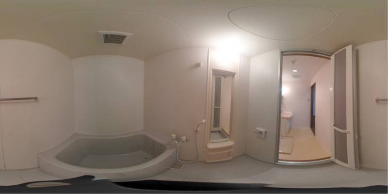 パノラマ画像バスルーム