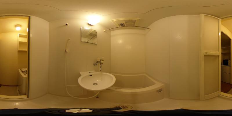 パノラマ画像バスルーム