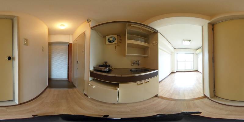 パノラマ画像キッチン