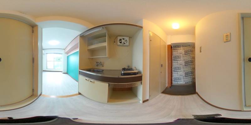 パノラマ画像キッチン