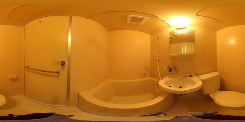 パノラマ画像バスルーム