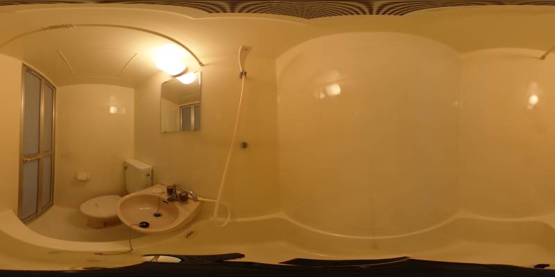 パノラマ画像バスルーム