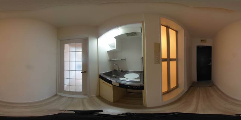 パノラマ画像キッチン