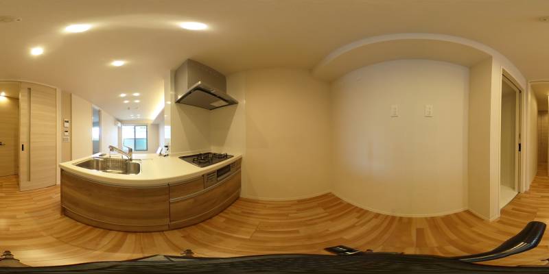 パノラマ画像キッチン