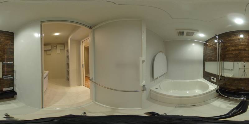 パノラマ画像バスルーム